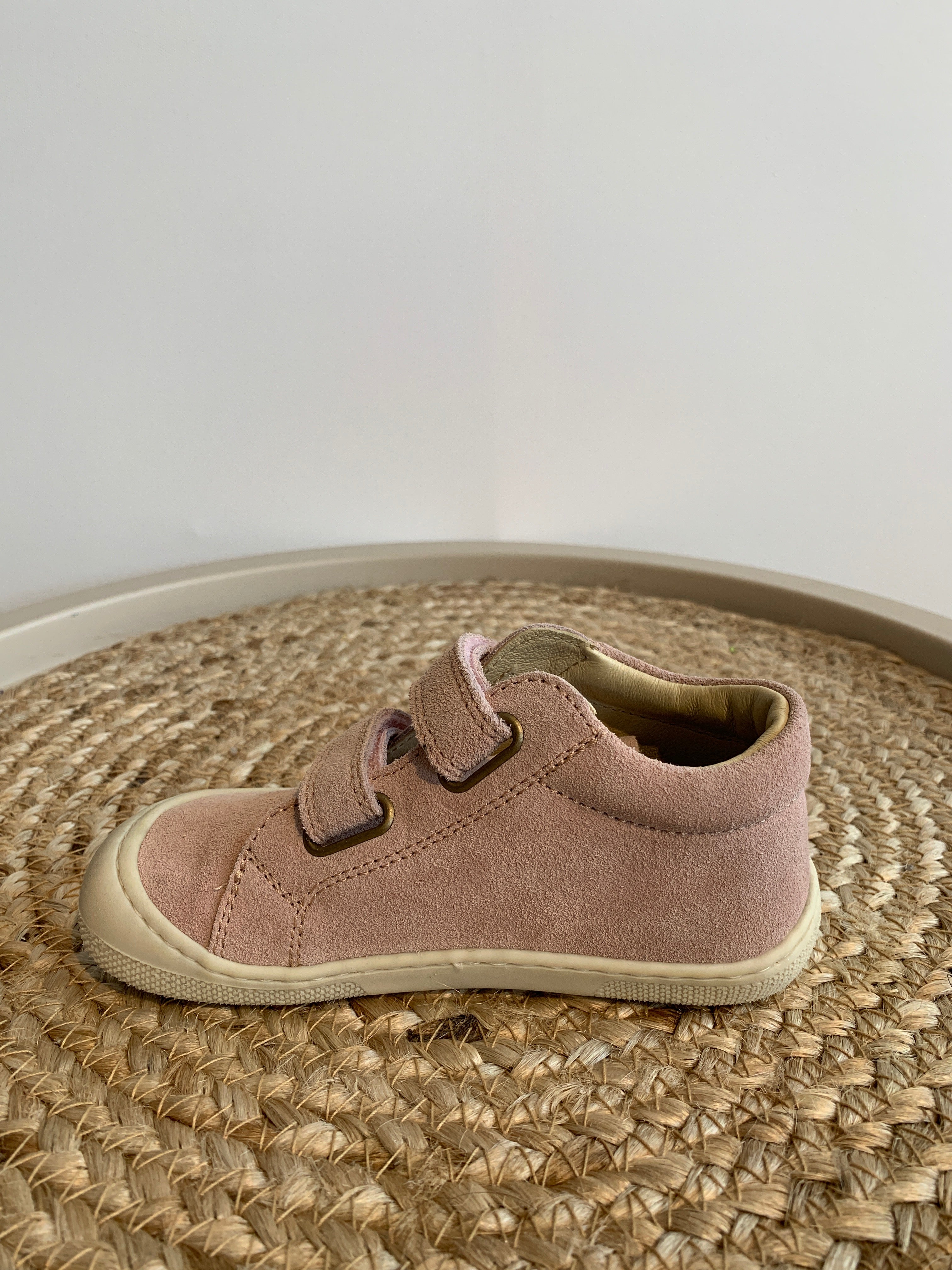 BAREFOOT SABBY VL SUEDE/CALF SOLE BONE PINK-MILK