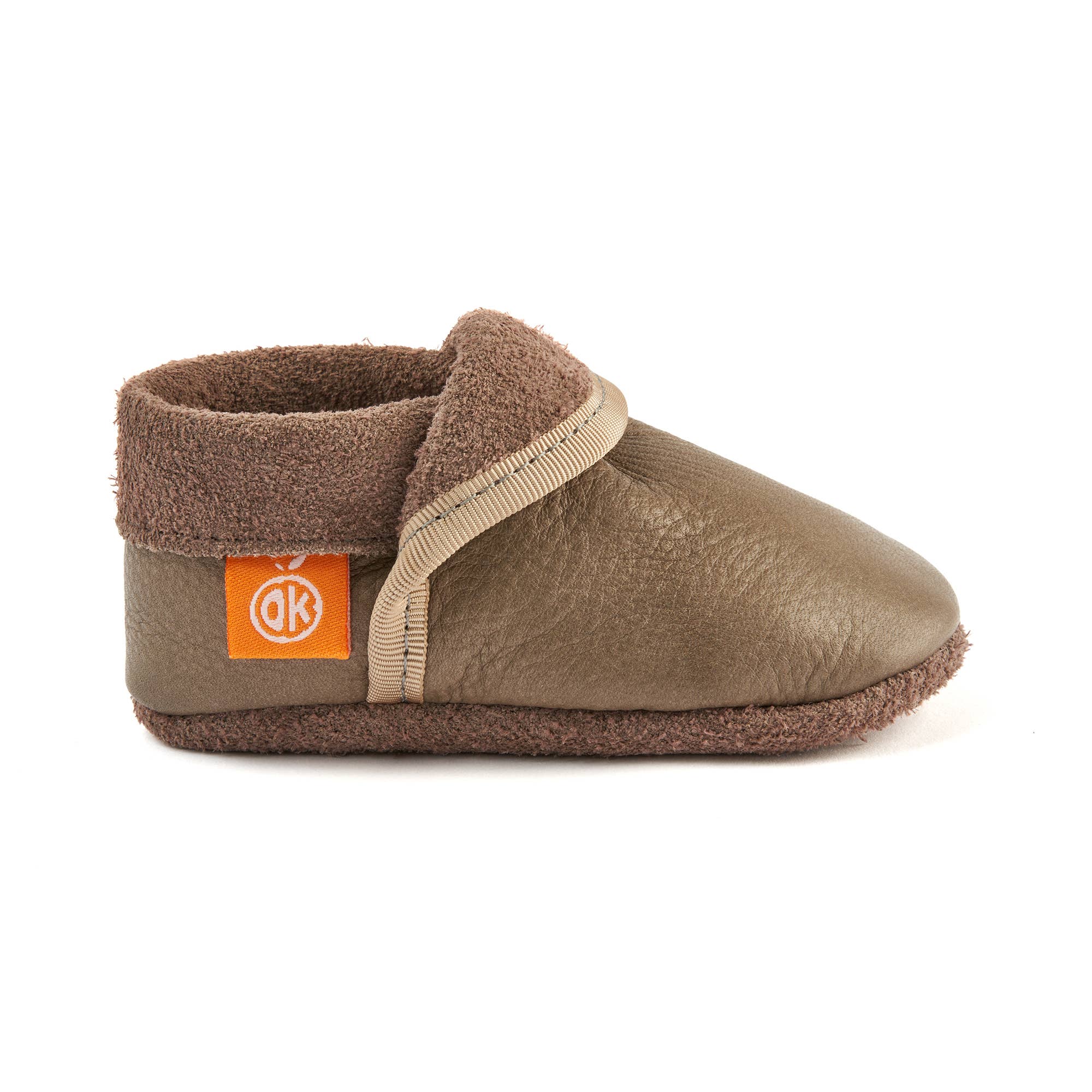 Kinder-Hausschuhe Klassik beige: Beige / 18/19
