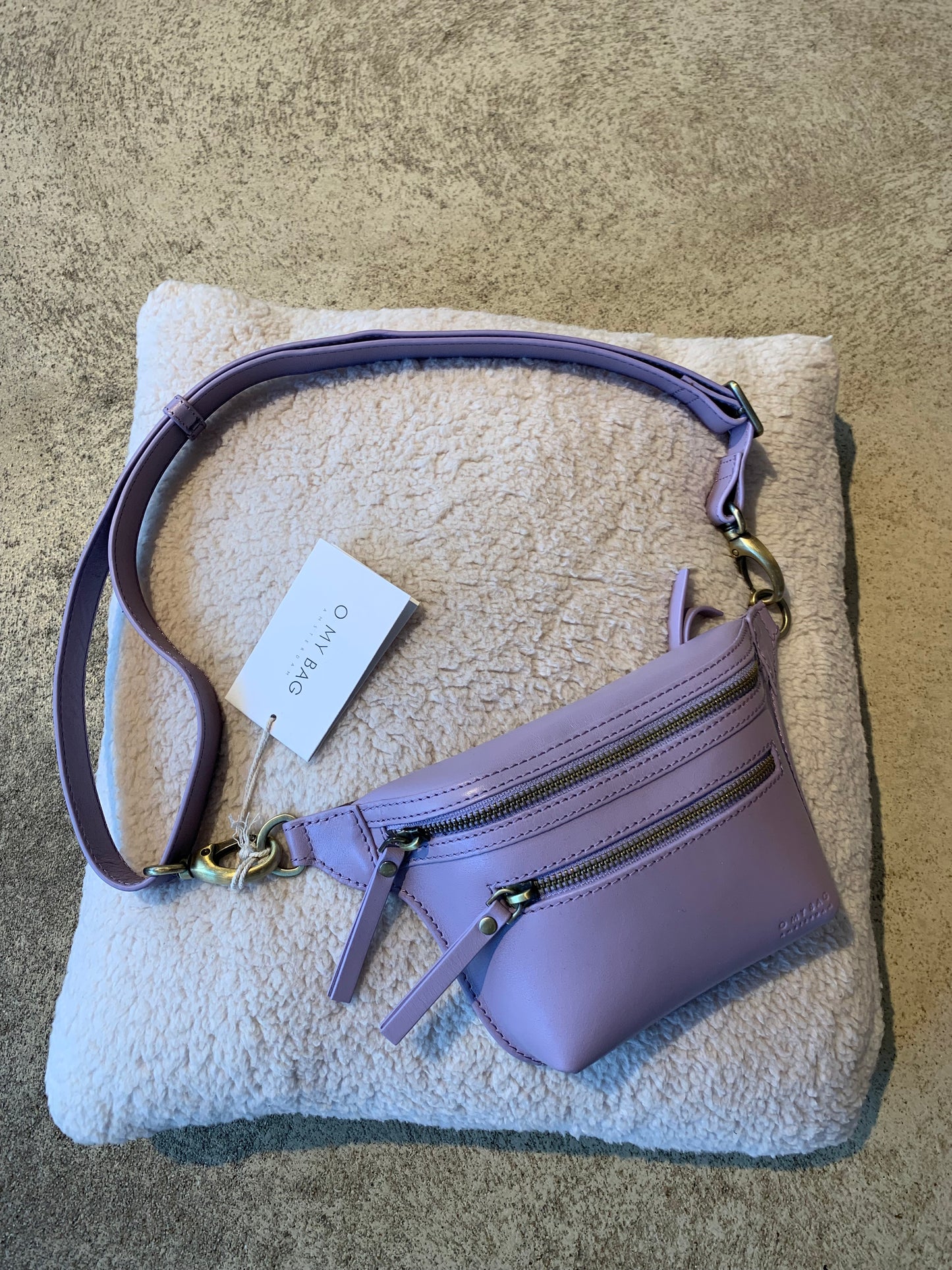 O MY BAG Beck's Bum Bag - Lavender Classic Leather