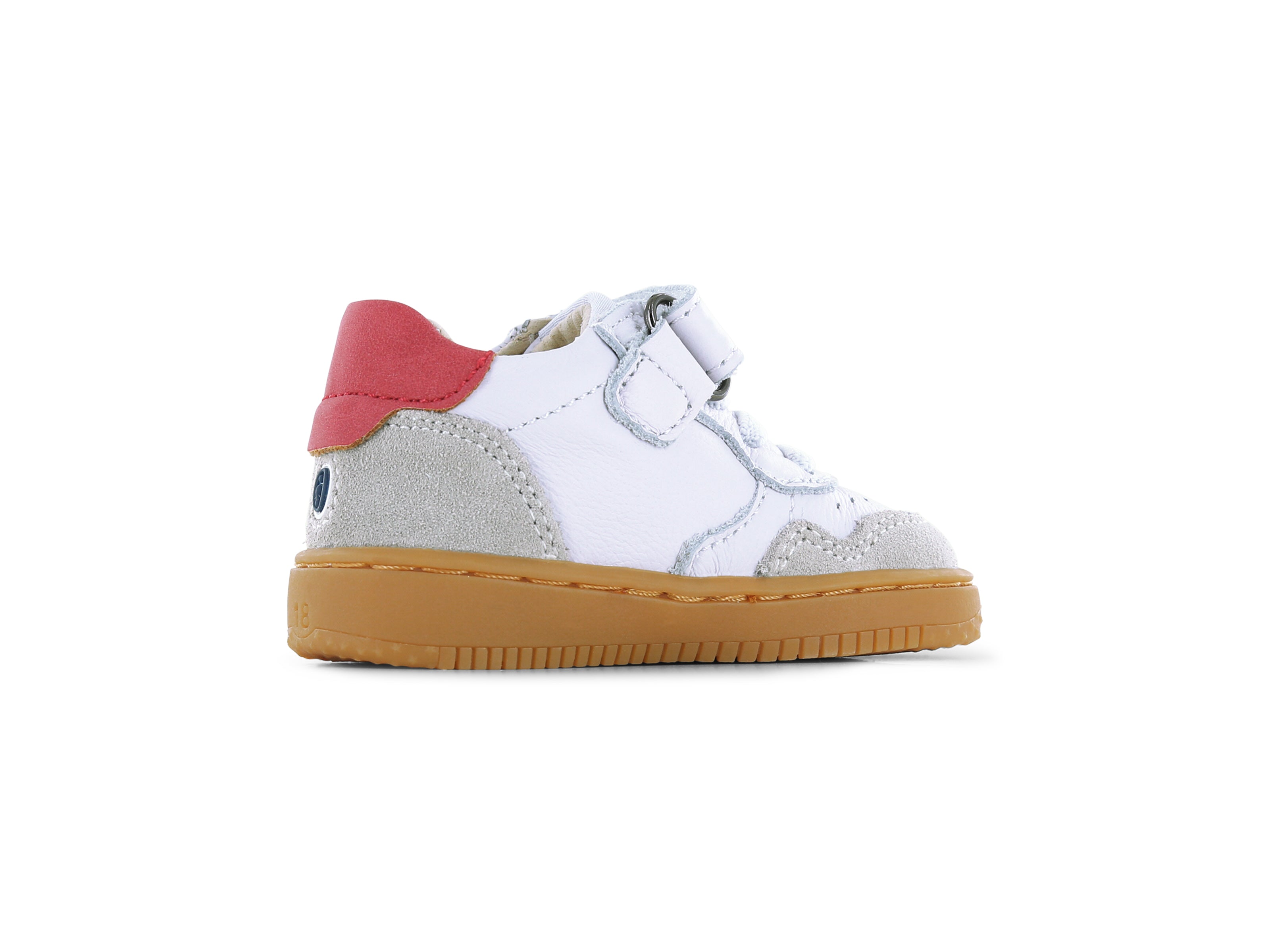 Shoesme "Sneaker" White Grey Red