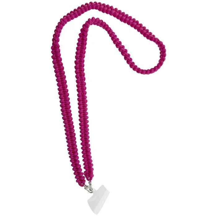 Lot83 Telefonkordel "Knoten" Rosa/Silber