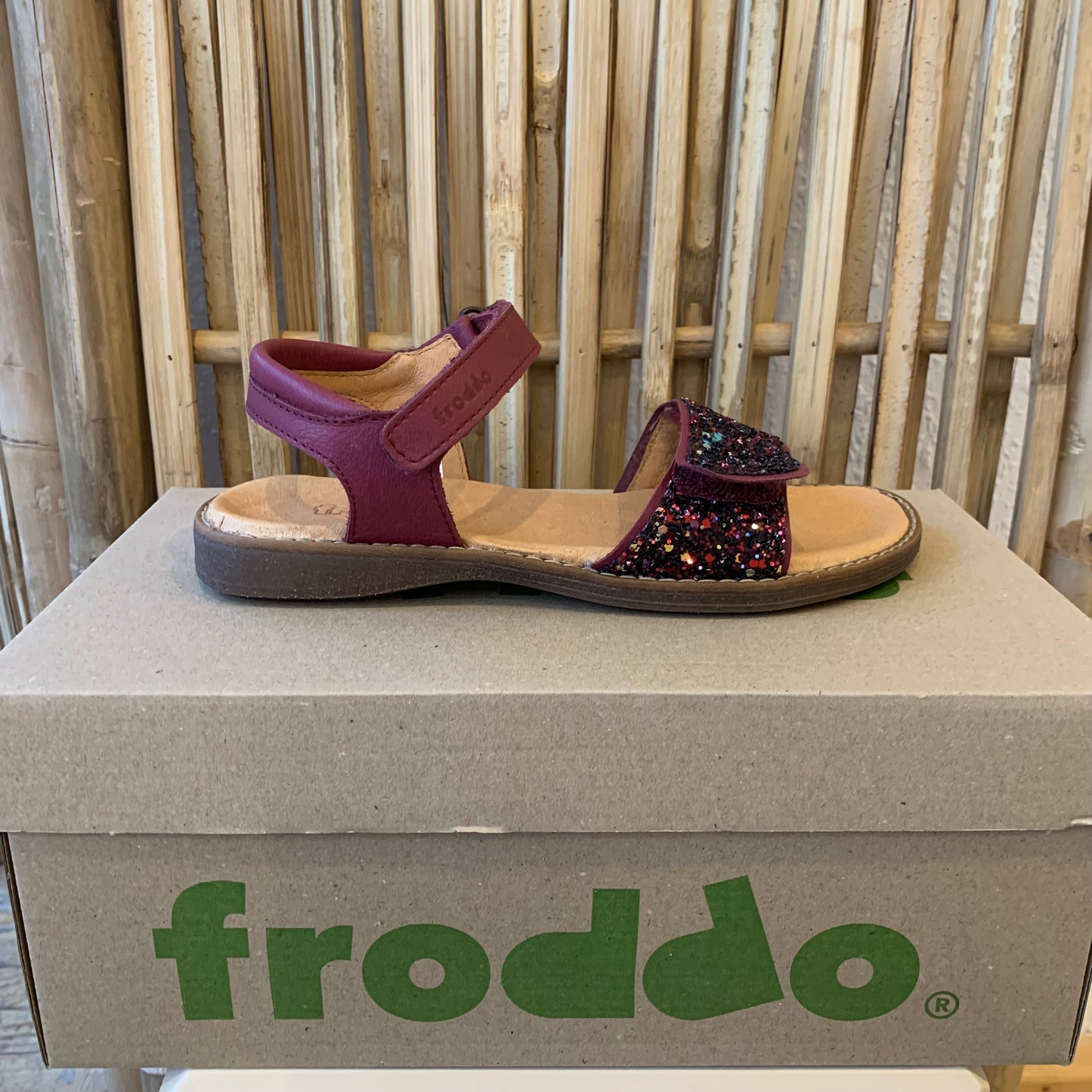 Froddo Sandale "Lore Sparkle" Bordeux
