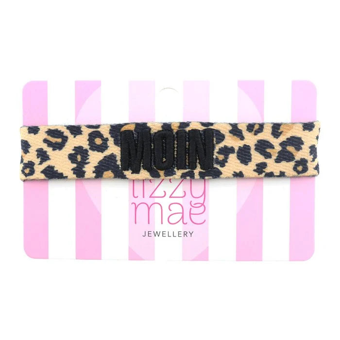 Lot83 Armband "Moin" Beige/Leopard