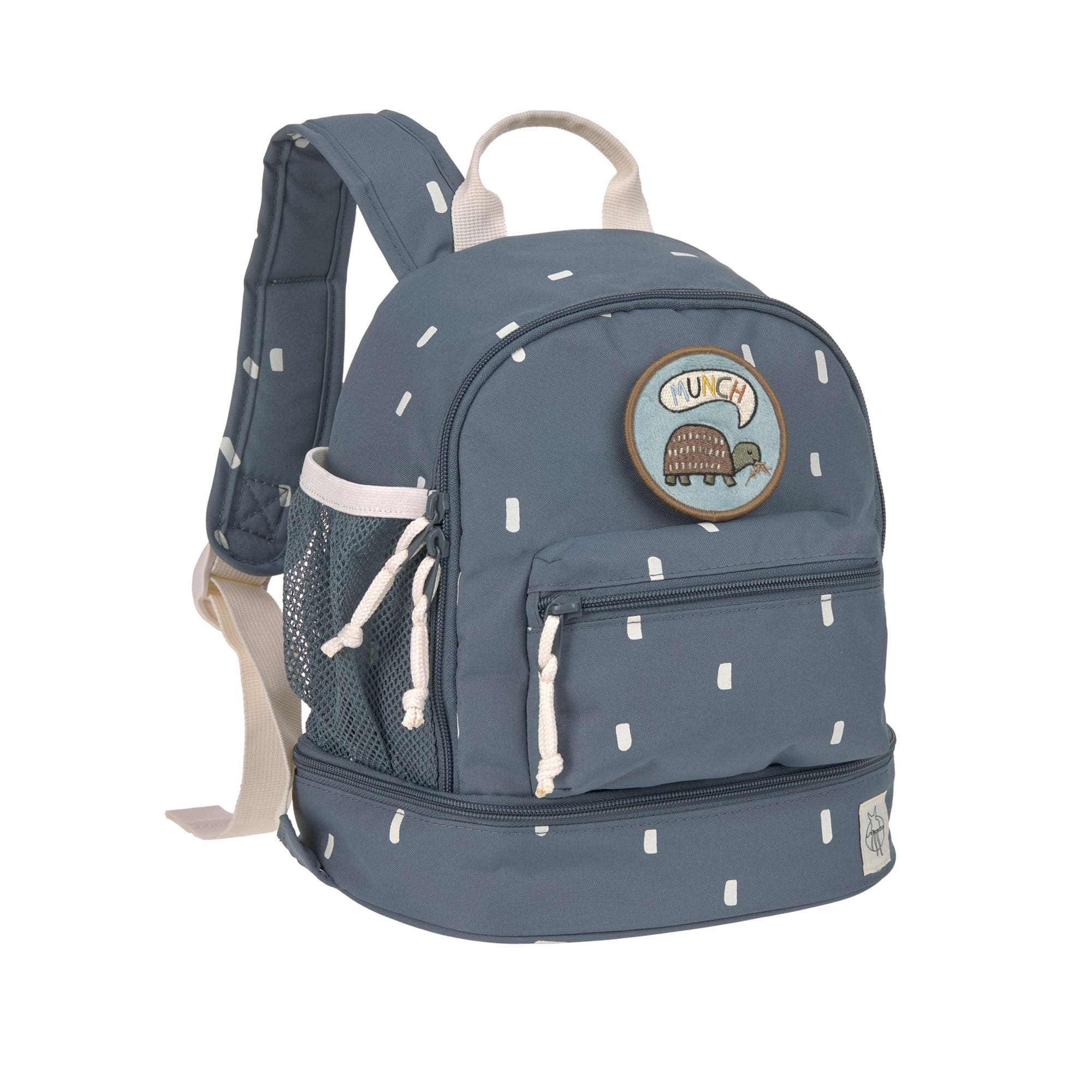 Lässig "Kindergartenrucksack Mini - Happy Prints" Dunkelblau