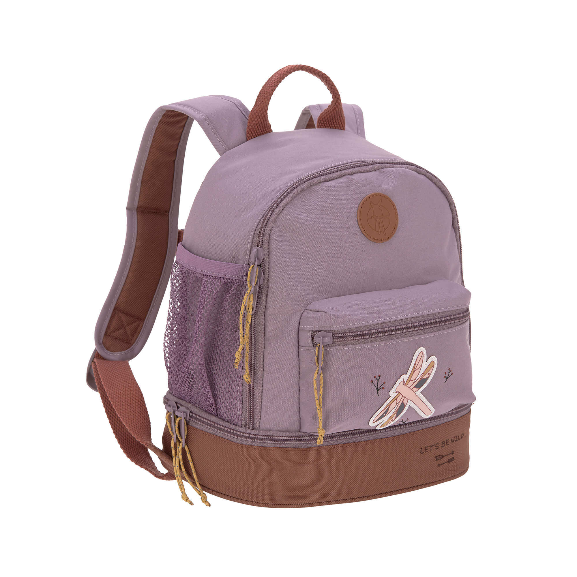 Lässig "Kindergartenrucksack Mini - Adventure - Libelle" Lila