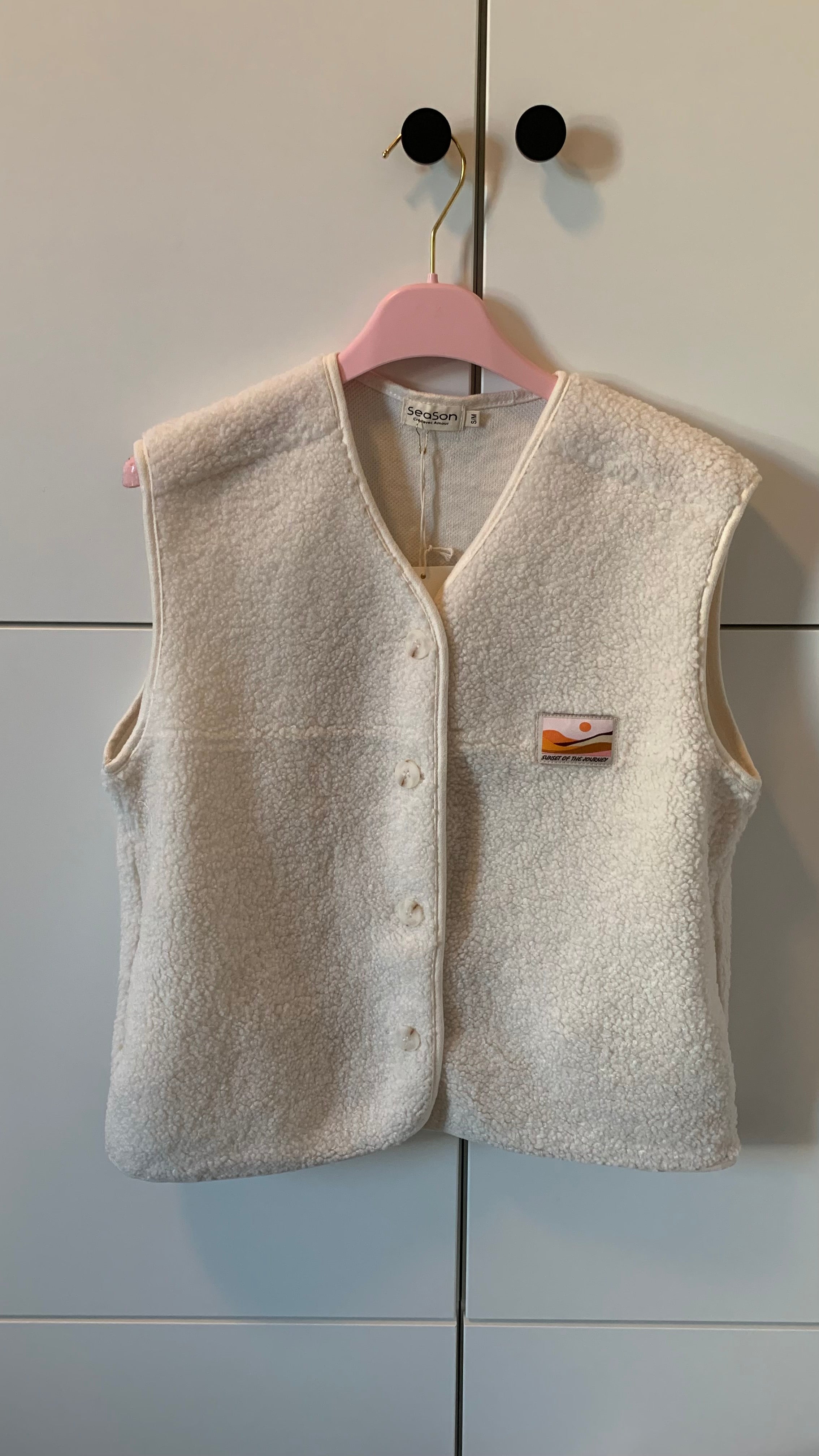Weste "Teddy - Sunset" Beige