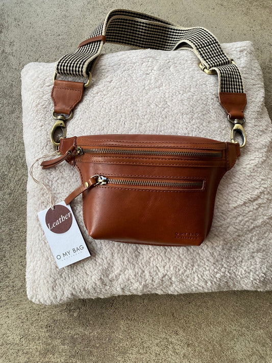 O MY BAG Beck's Bum Bag Cognac Stromboli Leather