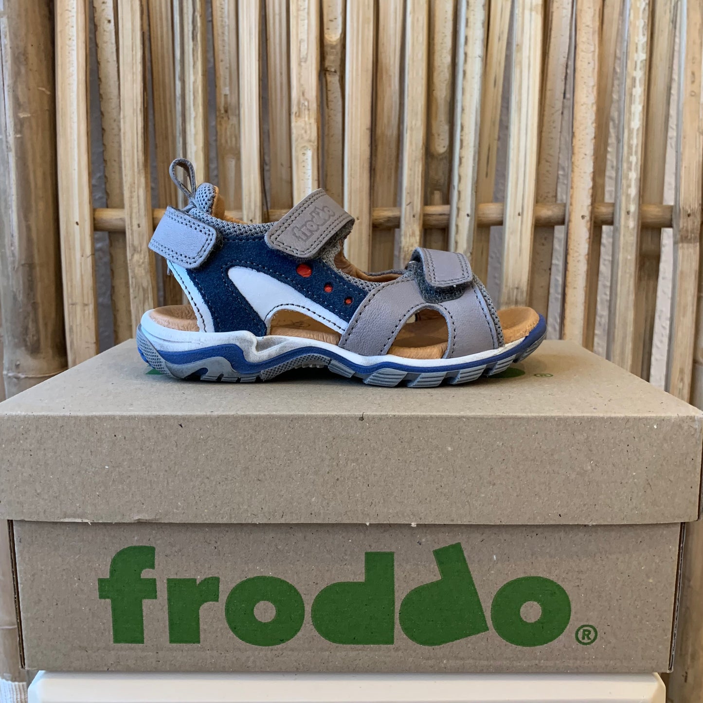 Froddo Sandale "Karlo 3V" Light Grey / Blue