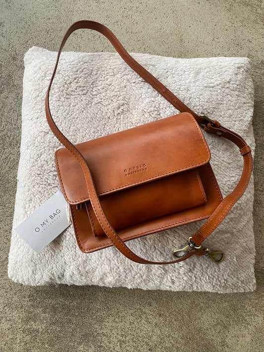 O MY BAG Harper Mini Cognac Classic Leather