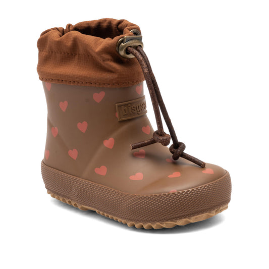 Bisgaard "Gummistiefel Thermo Baby" Chocolate Heartbeat