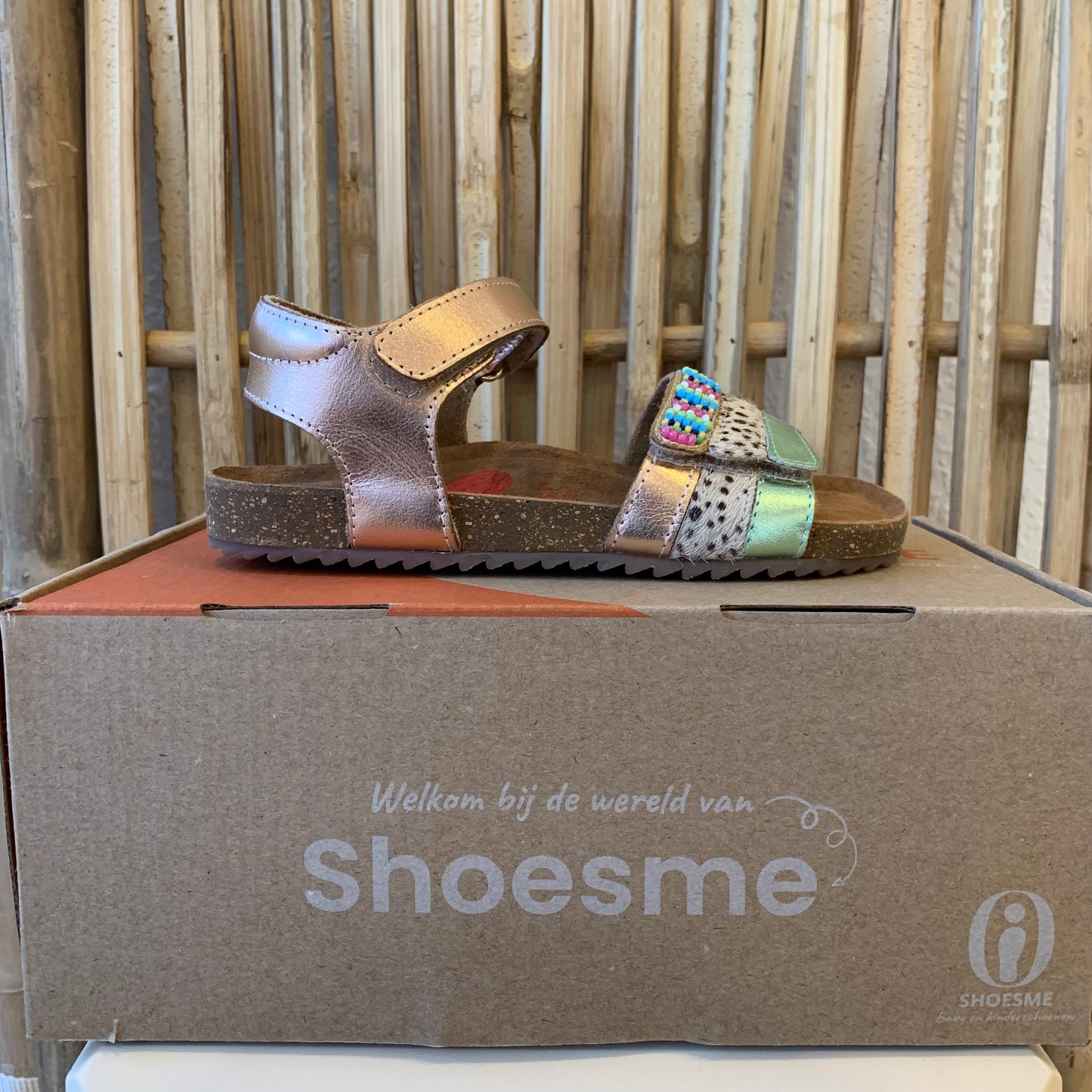 Shoesme "Sandale" Metallic Rose