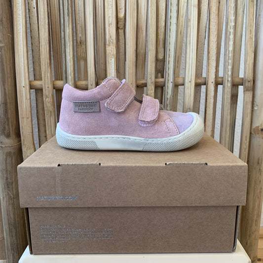 Naturino "Barefoot Amur VL Suede" Lilac-Pink
