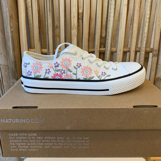 Naturino "AYASY" Flowers White / Pink / Lilac