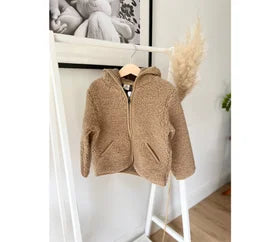 Alwero "Sweater Jacke Ypos Junior Tan - Ultra Light" Hellbraun