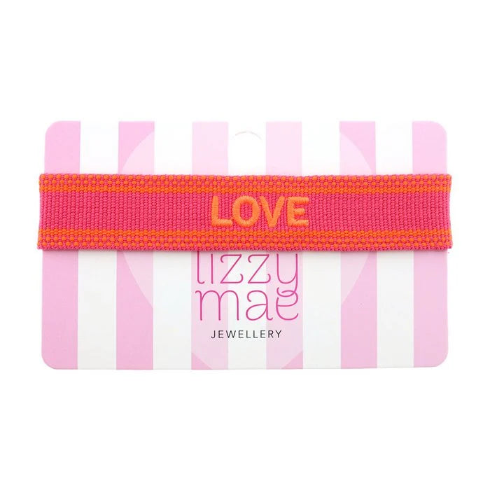 Lot83 Armband "Love" Rosa